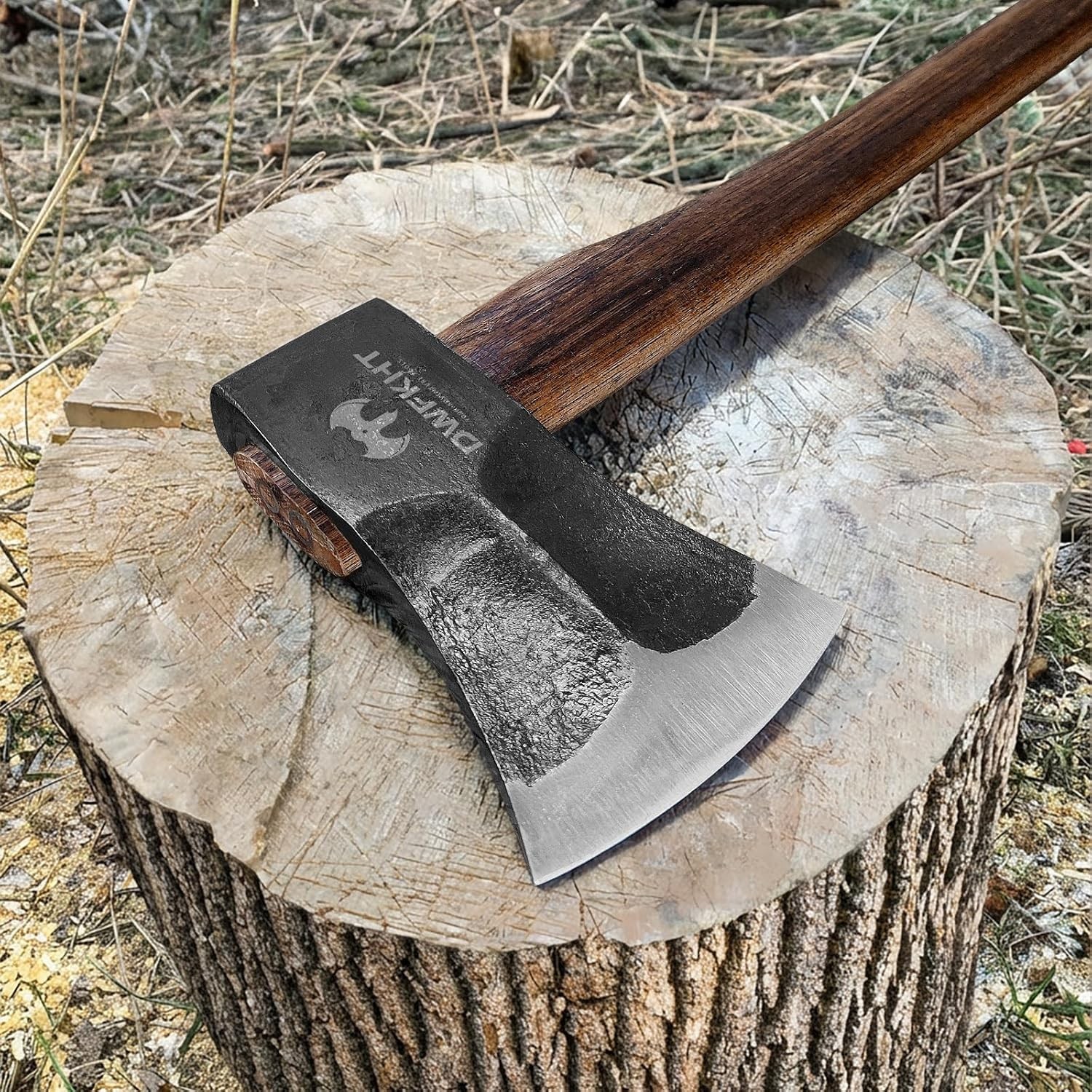 35.5″ Splitting Axe, Wood Splitting Axe for Medium to Large Size Logs, 1065 High