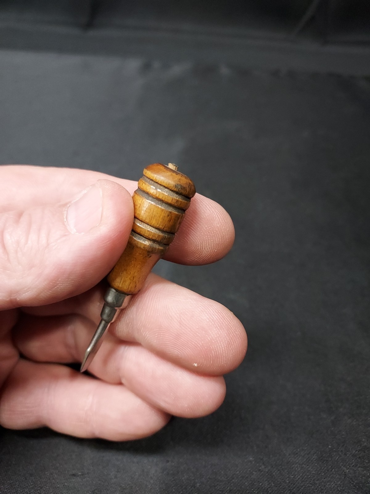 Miniature 2.5″ OLD Workbench Jeweler Watchmaker Screwdriver Antique Rare Tool