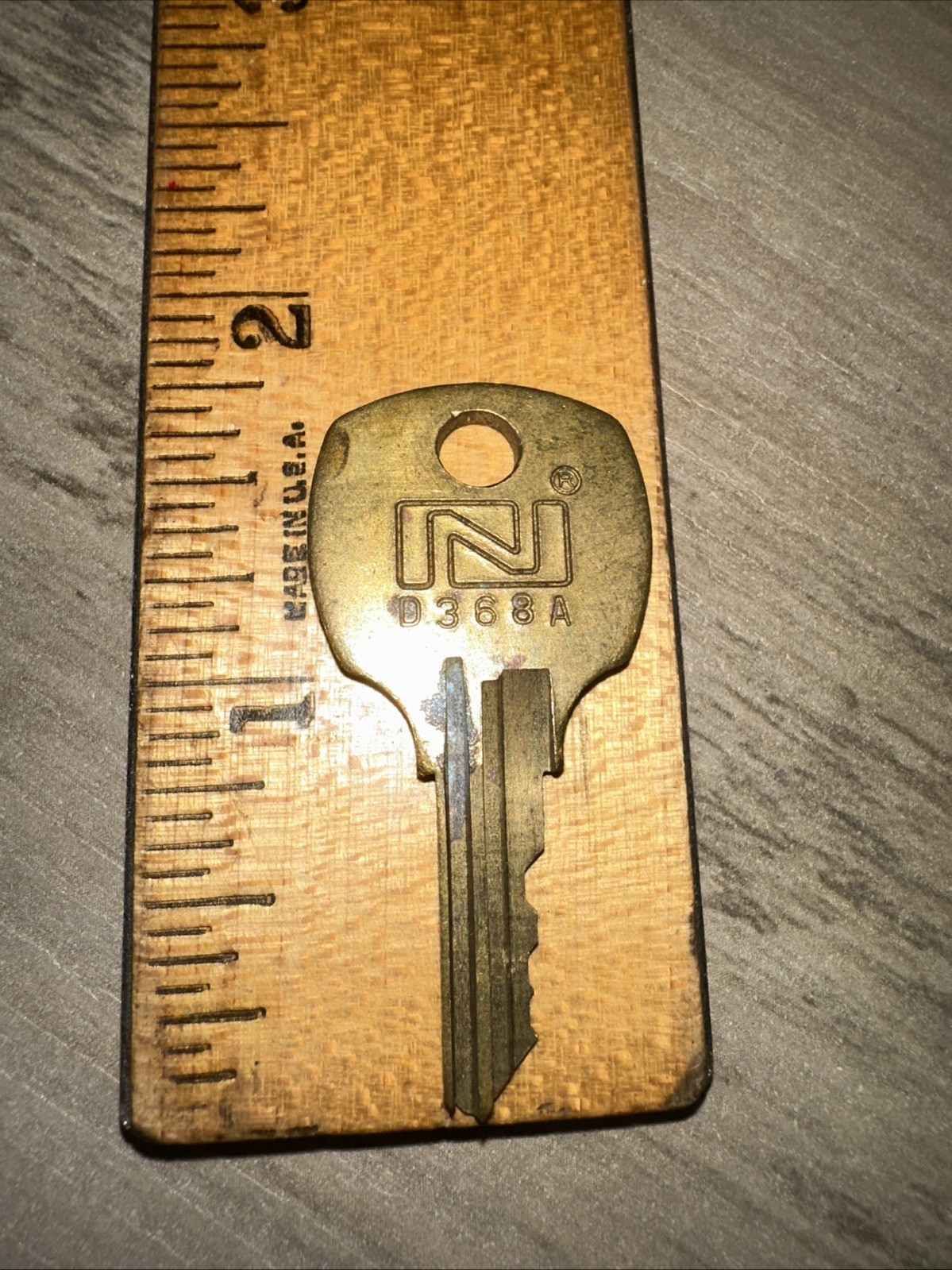 National Lock Company Key -#D368A Rockford USA￼