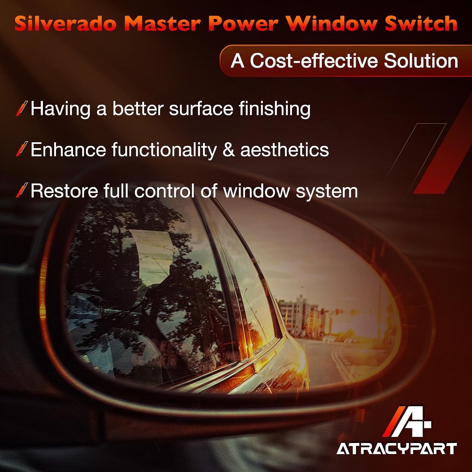 Chevy Silverado Sierra Master Power Window Switch 07-13 1500 2500HD 3500HD