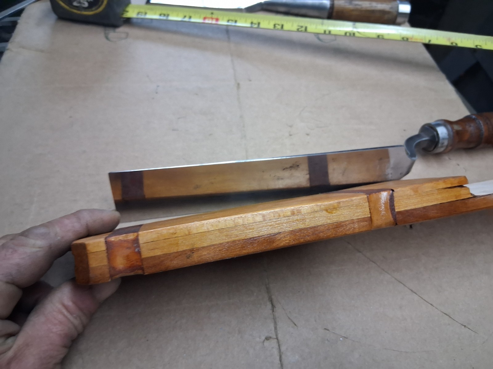 Restored D.R. Barton 1 3/4″ Trowel Shank Paring Chisel
