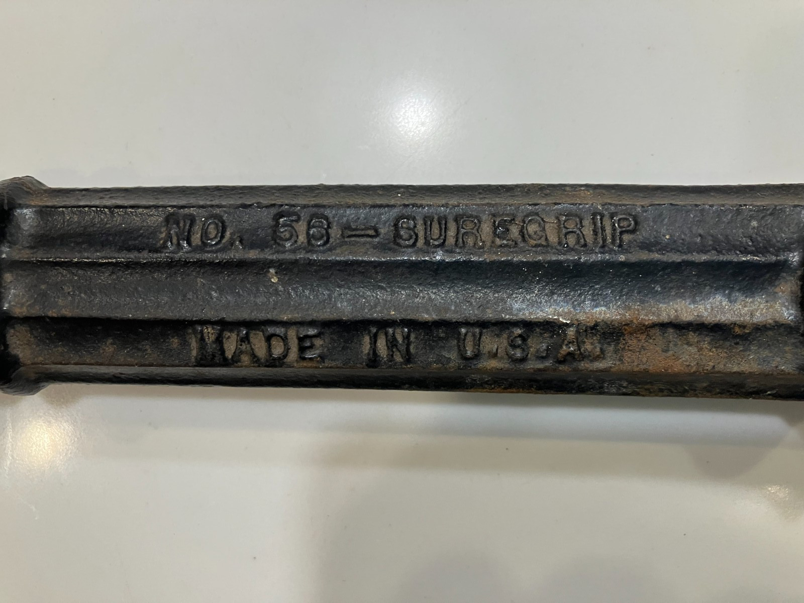 Vintage Bridgeport Hardware Forged Steel No 56 Suregrip Nail Pull Tool 18-23″