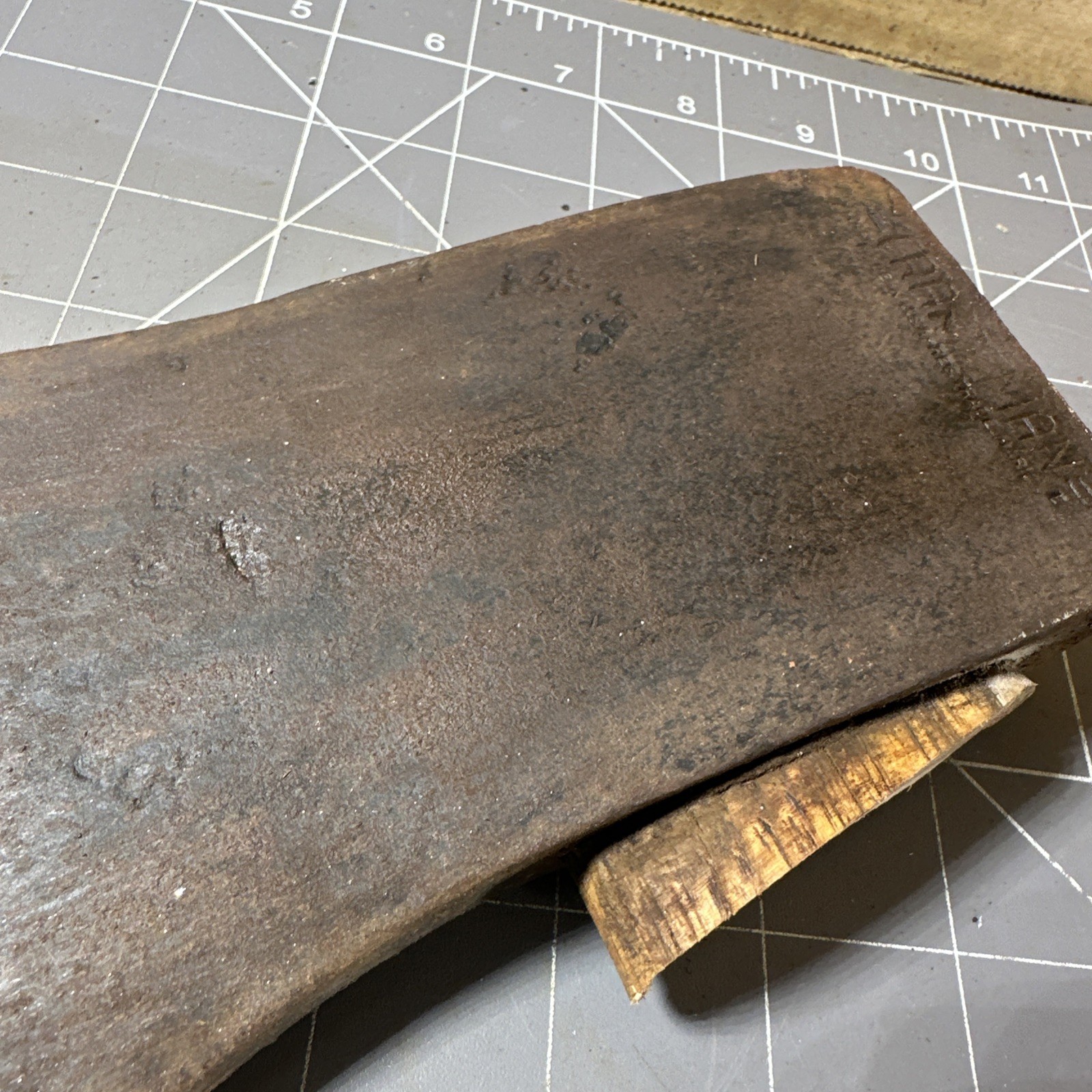 Vintage Stamped Craftsman Single Bit Axe Head 3lb 13oz Made In USA