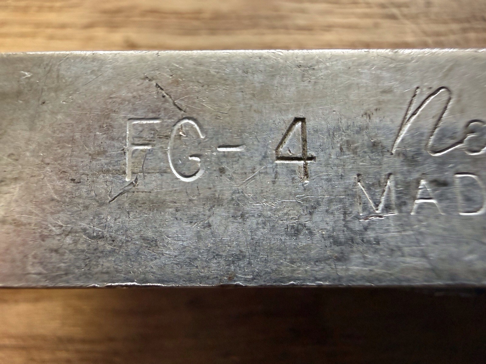 Vintage New Britain Made In USA Gap Checker Feeler Gauge #FG-4