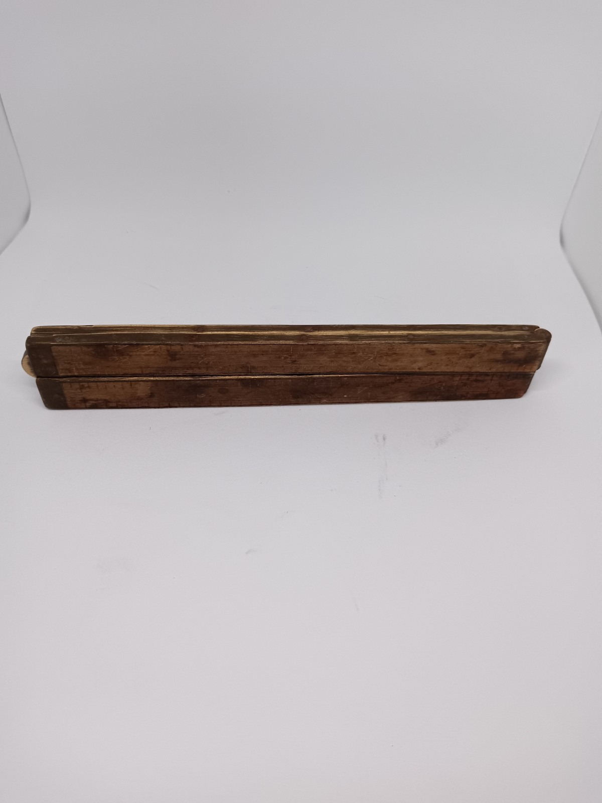 CHAPIN-STEPHENS THE C-S CO Pine Meadow CONN No 62 Folding Ruler Boxwood & Brass