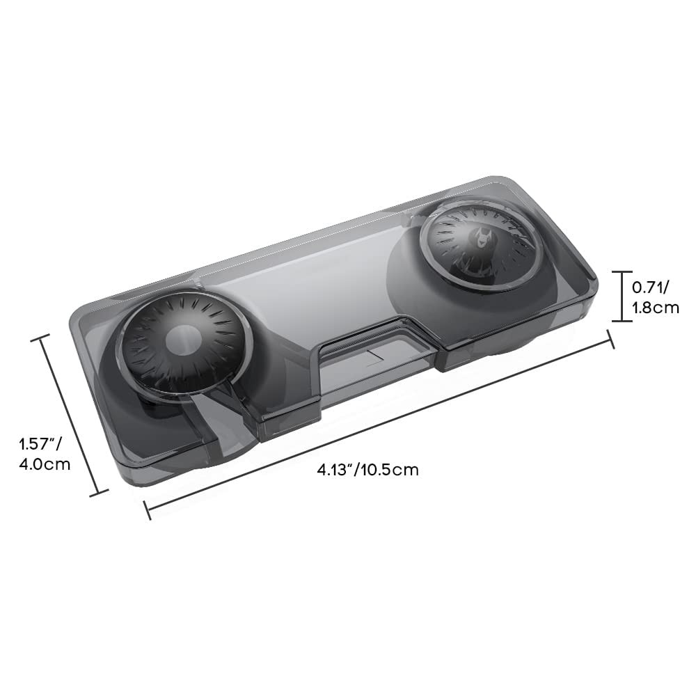 EUDEMON 2 Pack Childproof Refrigerator Lock, Baby Safety French Clear-Black