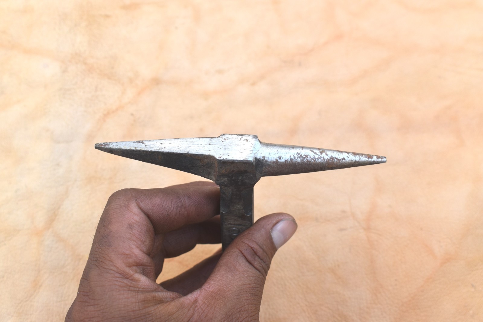 handmade iron anvil blacksmith silversmith jewelry tool vintage iron tool 6.7 oz