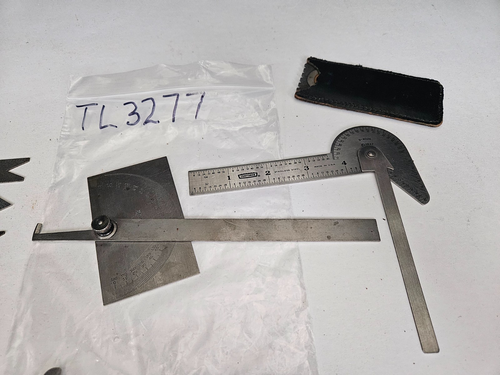 9 PC STARRETT, LUFKIN, CRAFTSMAN, BROWN & SHARPE VARIOUS TOOLMAKER GAGES(TL3277)