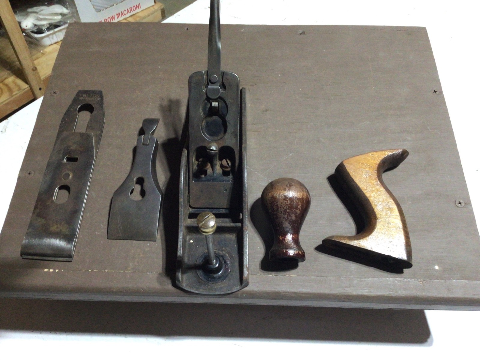 Vintage Fulton Warranted Smooth Wood Plane, 9-1/2 Inch USA