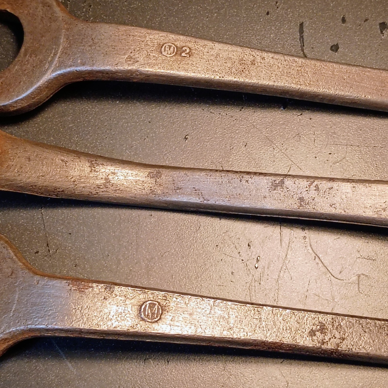 Set Of 3 Antique Early 1900s Ford S Curve Auto Wrenches Cleaned And Oiled