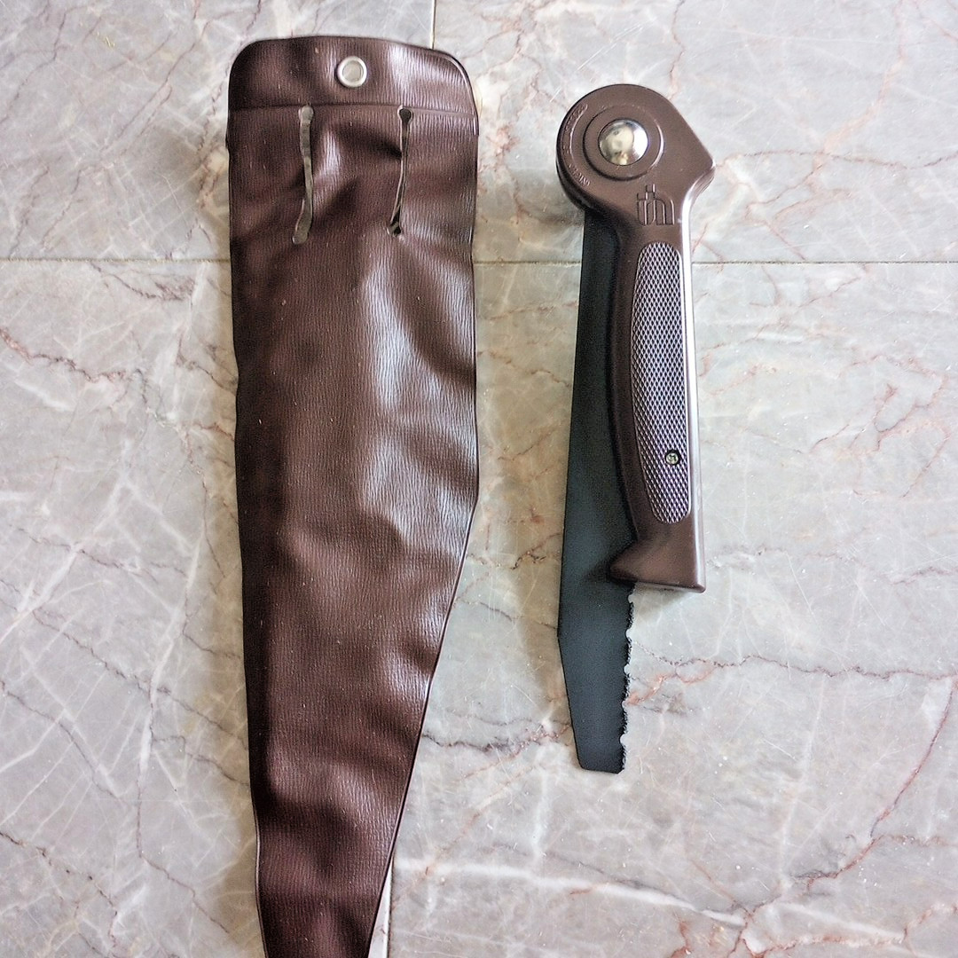 Vintage Funasaw Folding Multiple Hand Saw w Carbide Blade Unused w Sleeve Japan