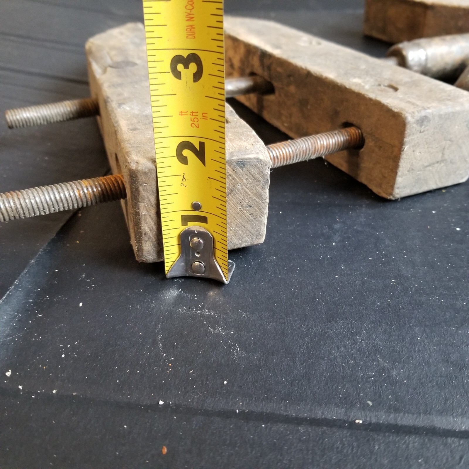 Set of 3x Jorgensen 10″ Adjustable Clamp Co. Wood USA