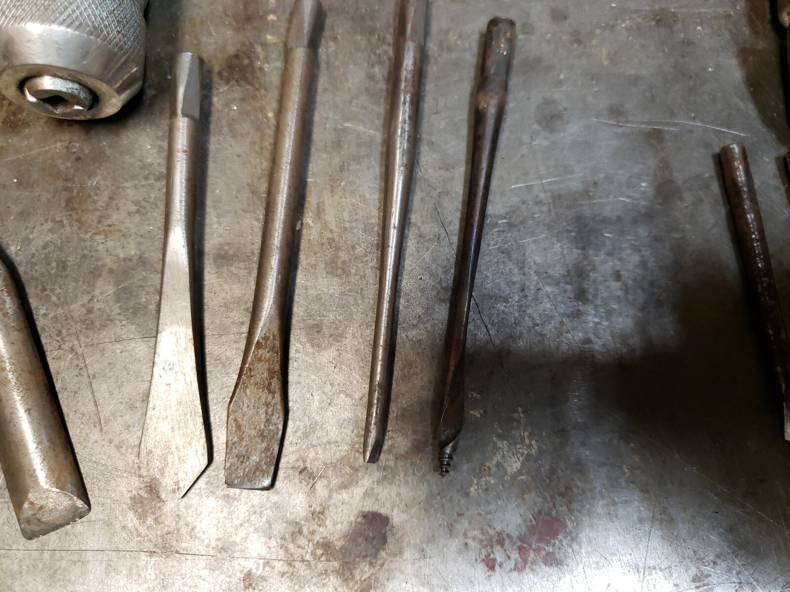 2 Multi Tools Bridgeport H M Co, Buell Bros, tools stored in Nice Wood Handles