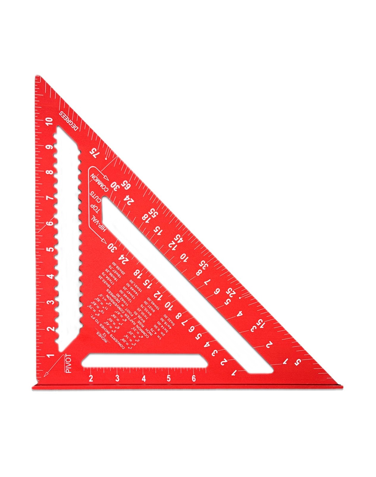 Carpenter Square 12 Inch, Thickened Aluminum Rafter Square Alloy Triangle Rul…