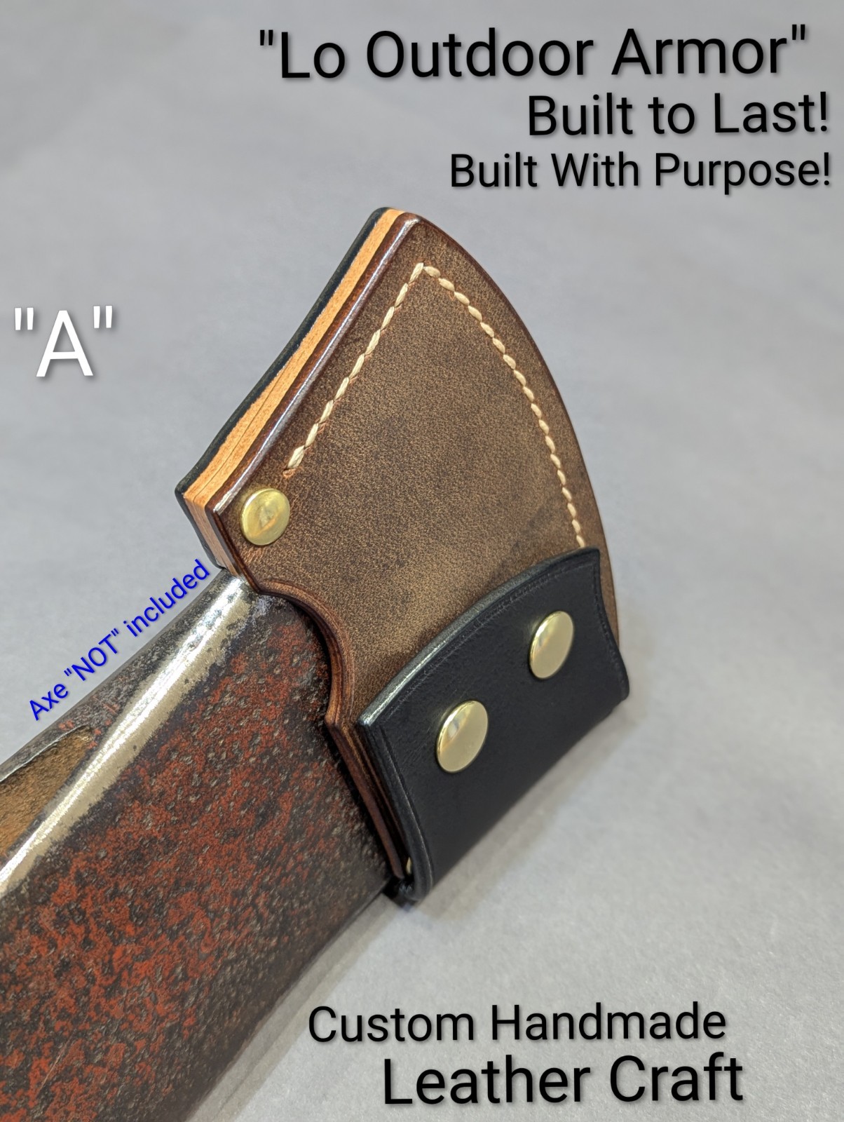 Council Tool 3.5lb Dayton Felling Ax Handmade Leather Axe Mask “Only” Read Descr