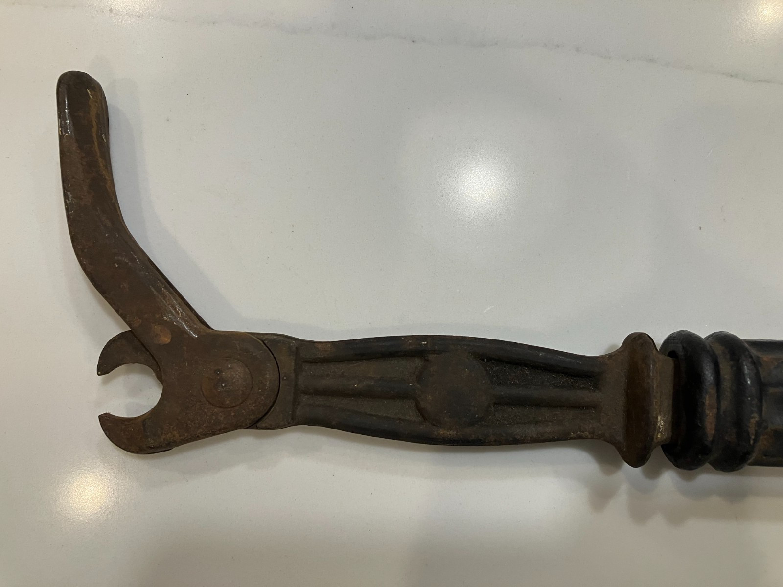 Vintage Bridgeport Hardware Forged Steel No 56 Suregrip Nail Pull Tool 18-23″