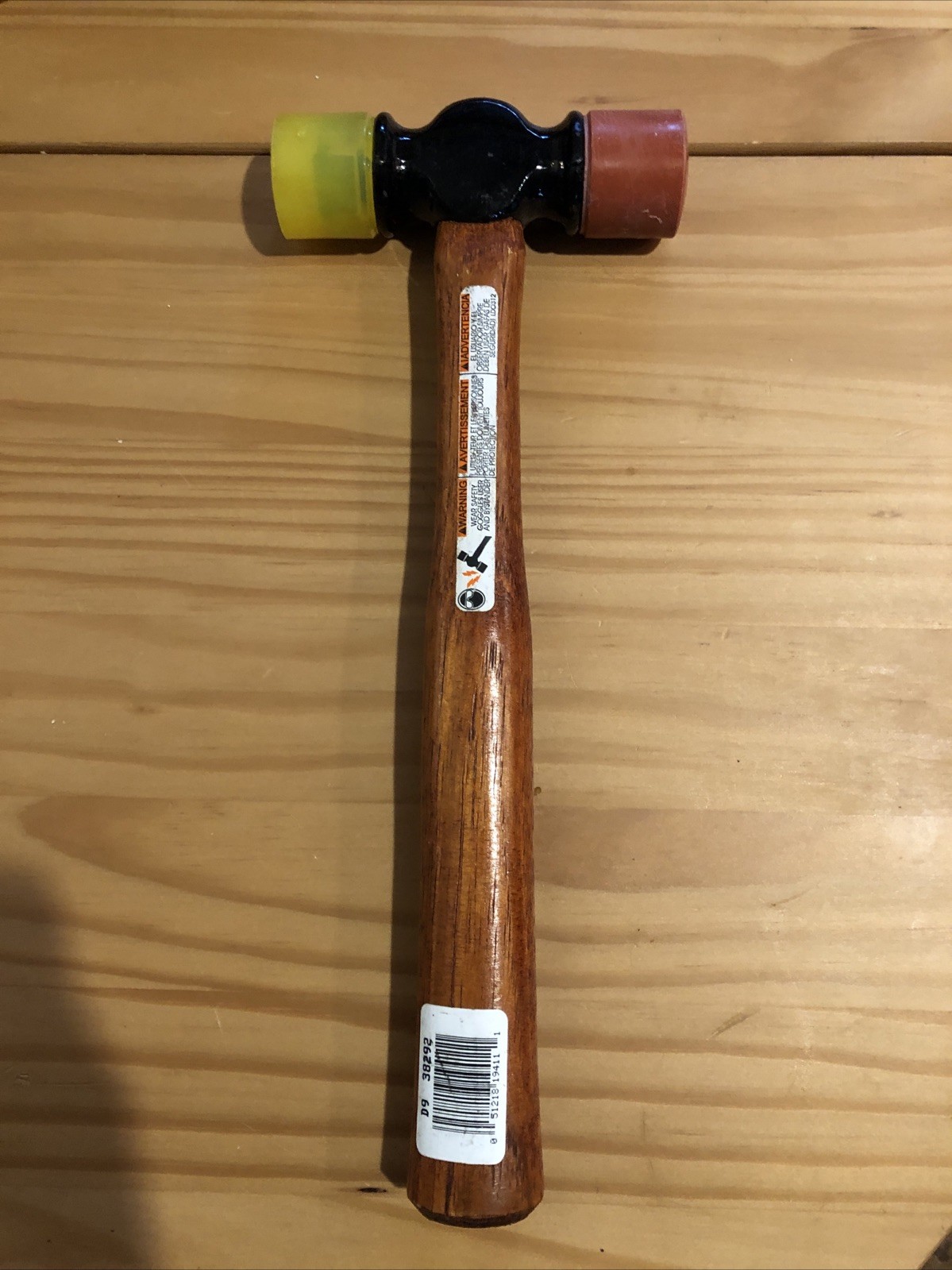 Vintage SEARS Craftsman 12 oz Soft Face Hickory Handle Hammer 38292 NOS 🇺🇸