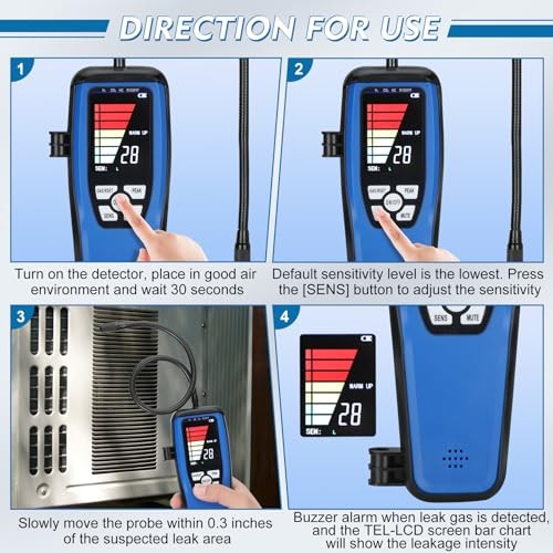 ??????? Freon Leak Detector, LD-200 Refrigerant Leak Detector with