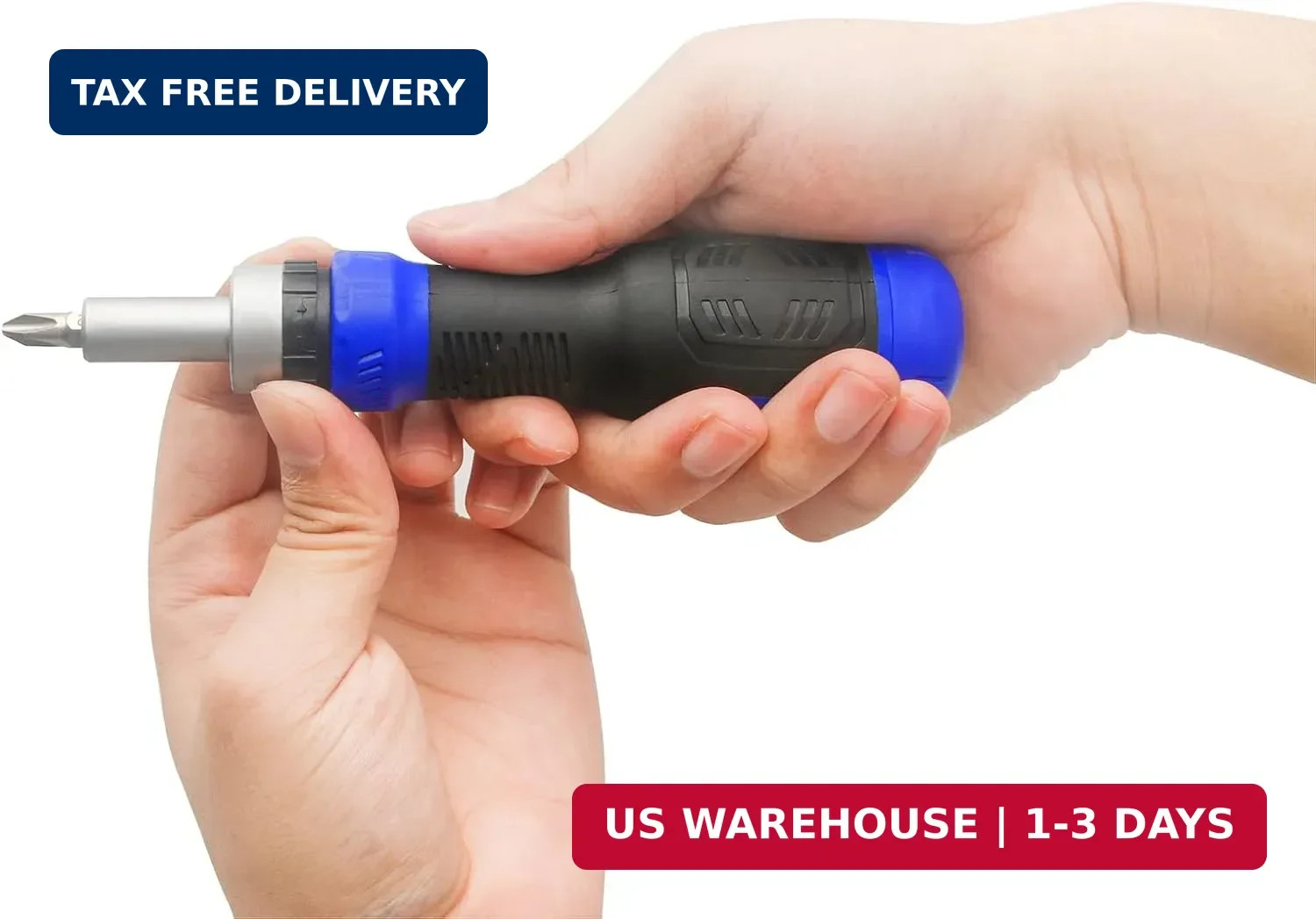 SHARDEN Ratcheting Screwdriver 13-in-1 Ratchet Screwdriver Set Multi Bit Screw D