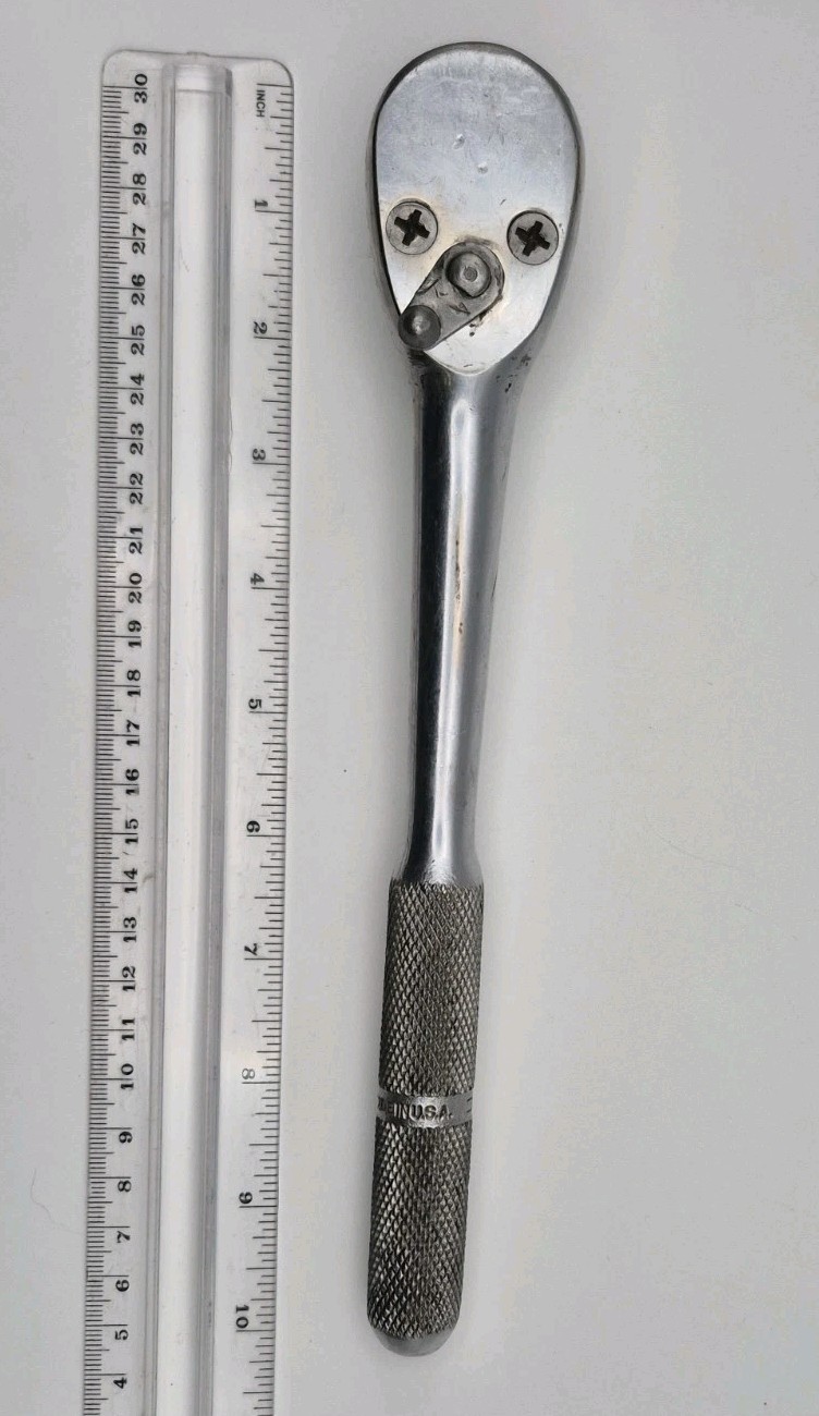 Vintage Walden Worcester 1160 1/2″ Heavy Duty Ratchet Knurled Handle