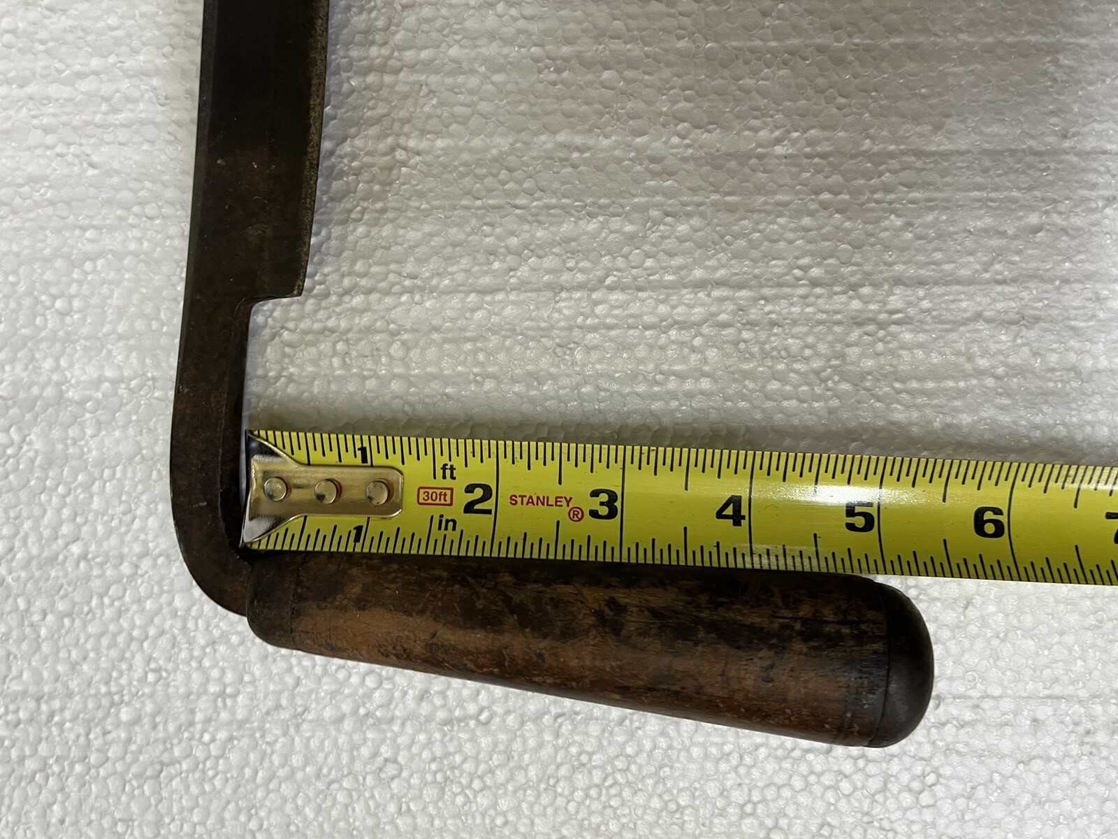 Antique vintage S Baldwin 9” drawshave drawknife woodworking tool