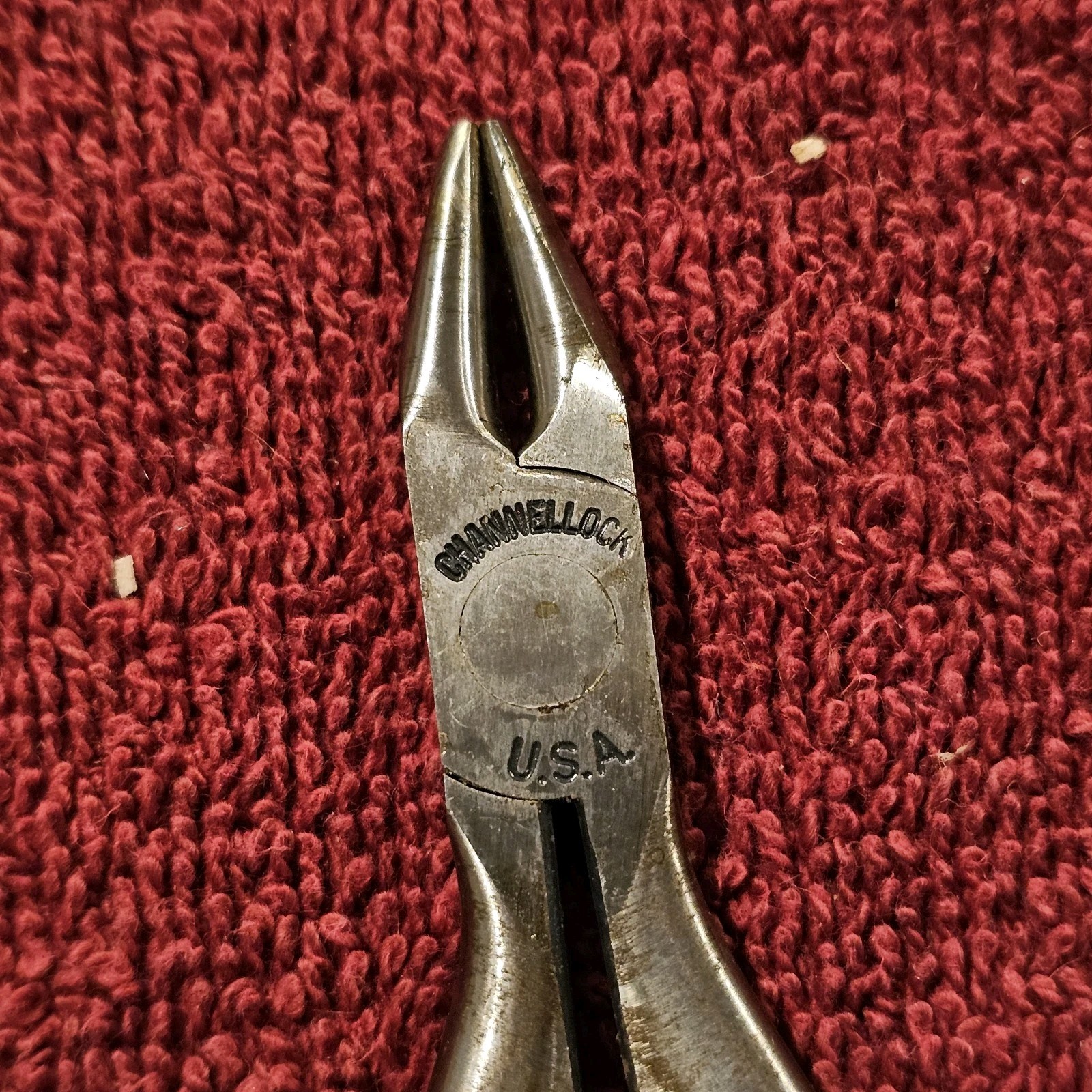 Vintage Channellock 45G Round Nose Pliers, New Old Stock #1
