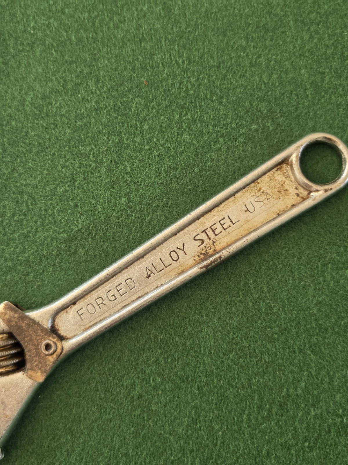 VINTAGE H.BOKER CRESCENT WRENCH 6″ ADJUSTABLE WRENCH MADE IN USA