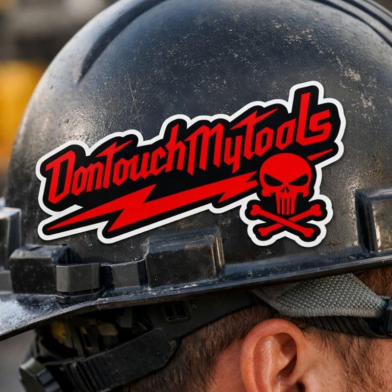 Don’t Touch My Tools Sticker, Toolbox Sticker Decal.5 or 5 inches – Vinyl 5in 2