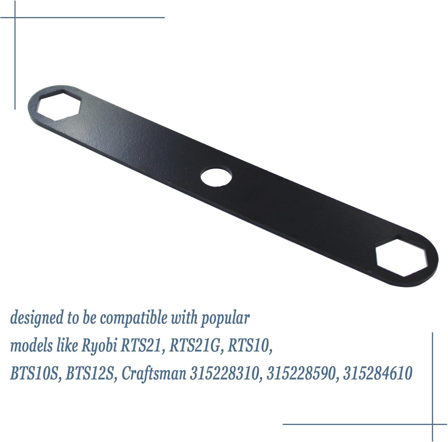 Table Saw Blade Wrench Compatible with Ryobi RTS10 RTS21 BTS10