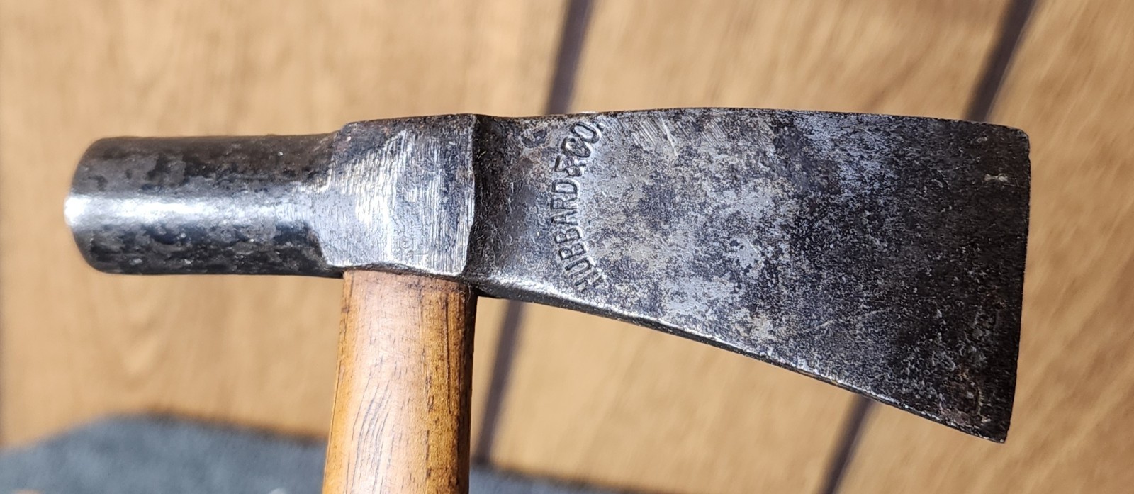 12″ Hubbard & Co Minature Axe Cabinet Maker Hatchet VTG Woodworking Tool