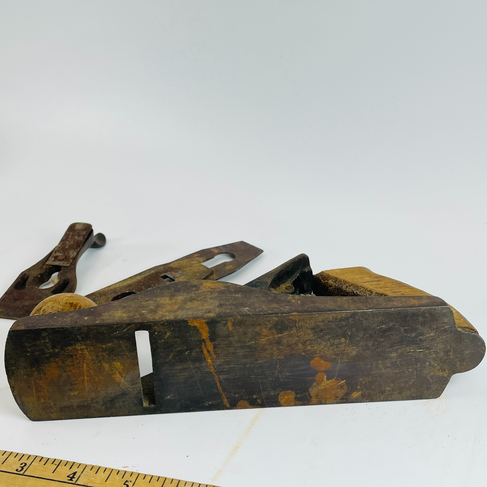 Vintage Fulton 9.5″ Woodworking Hand Plane Made in USA Smoothing Bench Tool