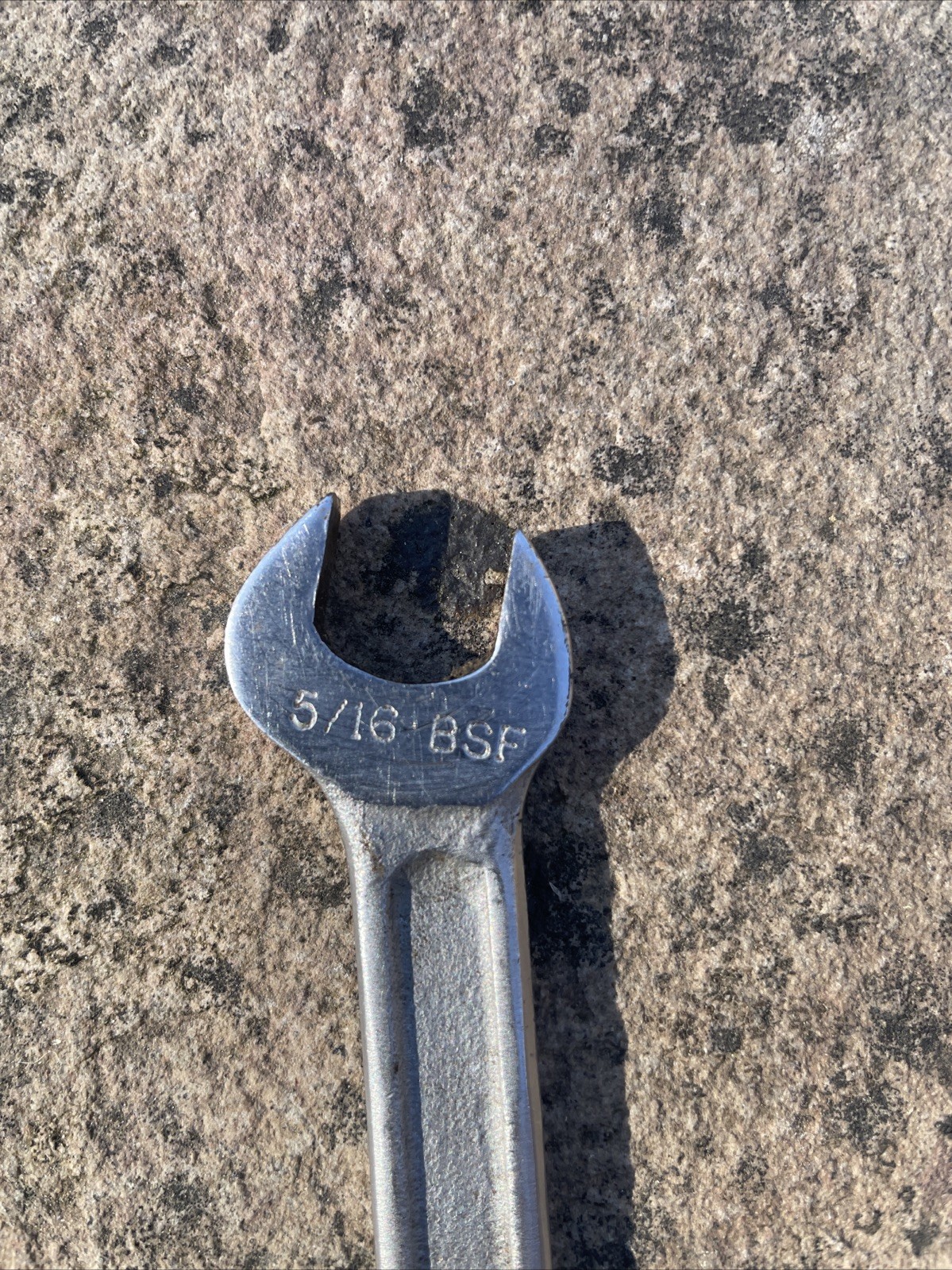 Vintage Rolls Royce 3/8 – 5/16 BSF BA Open Ended Spanner Wrench