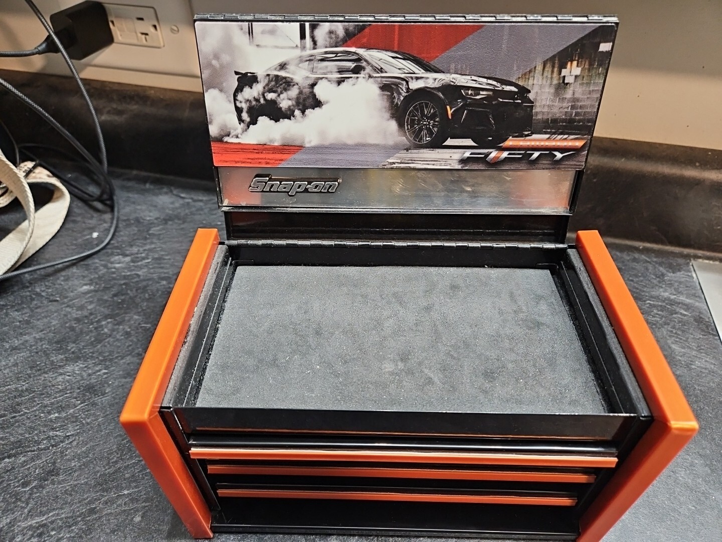 Snap On Mini/Micro Tool Chest Box Camaro 50th Anniversary RARE Used