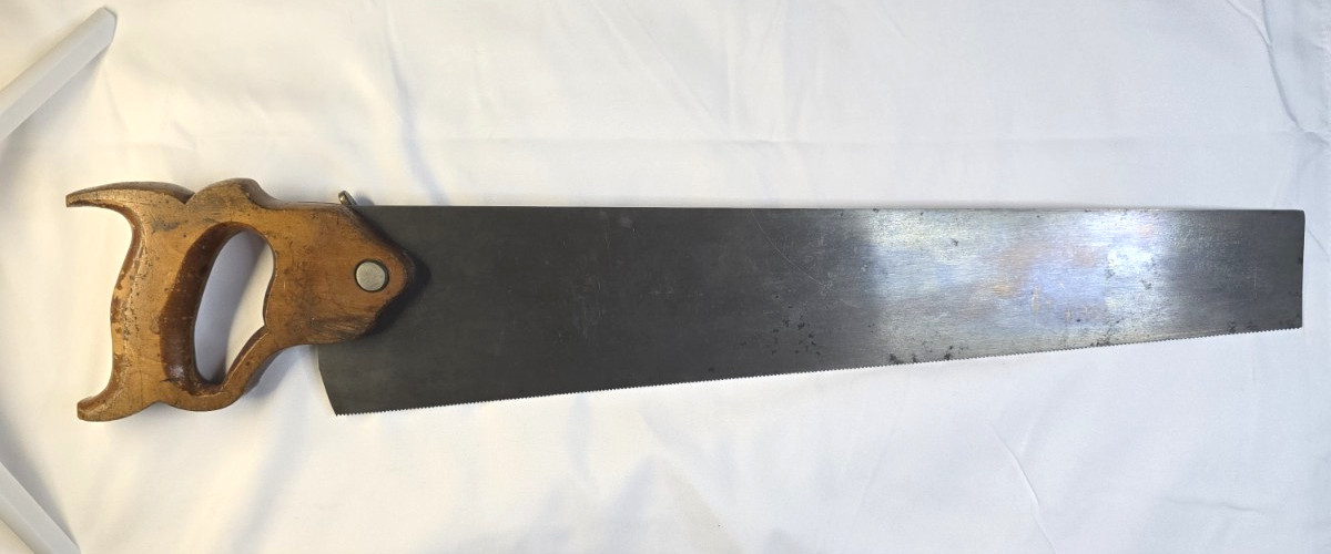1930s Keen Kutter Metal Cut Hand Saw w Adj Handle K-106-18
