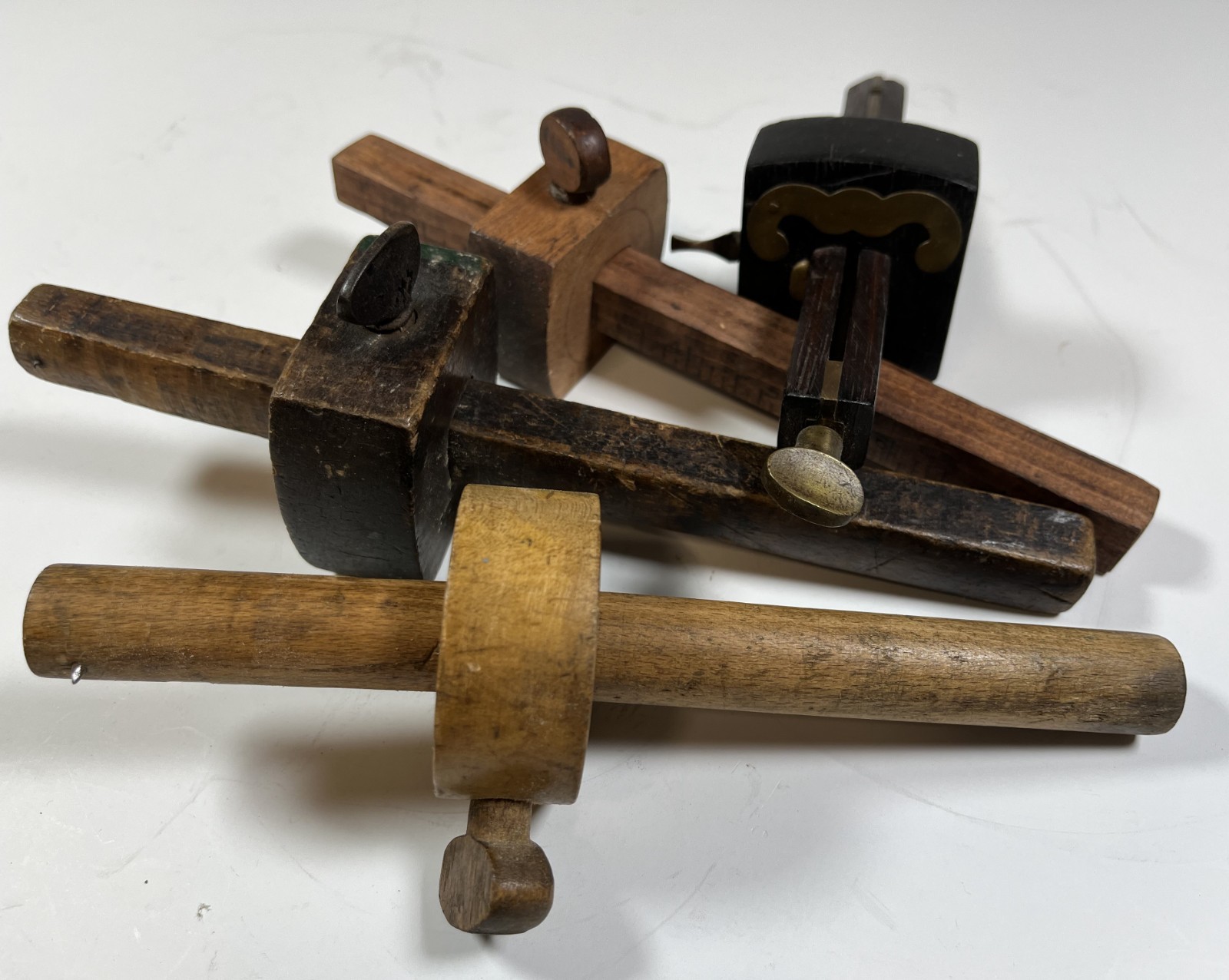 Vintage Wood Scribe Marking Gauges Woodworking Lot
