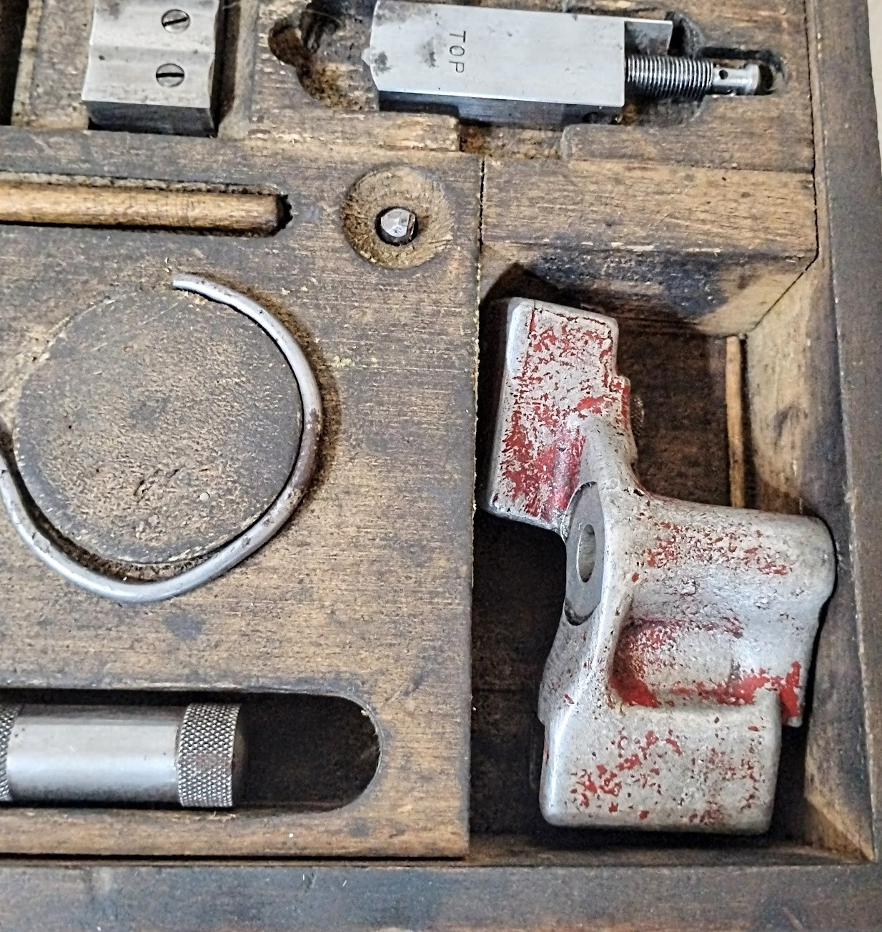 Vtg Van Norman Per-Fect-O Boring Bar Tool Kit L.S. Starrett Micrometer Case 944