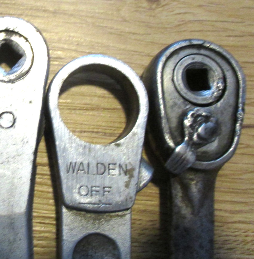 5 REFRIGERATION RATCHET WRENCHES WALDEN DURO CHROME KELVINATOR BONNEY RF23 RF25