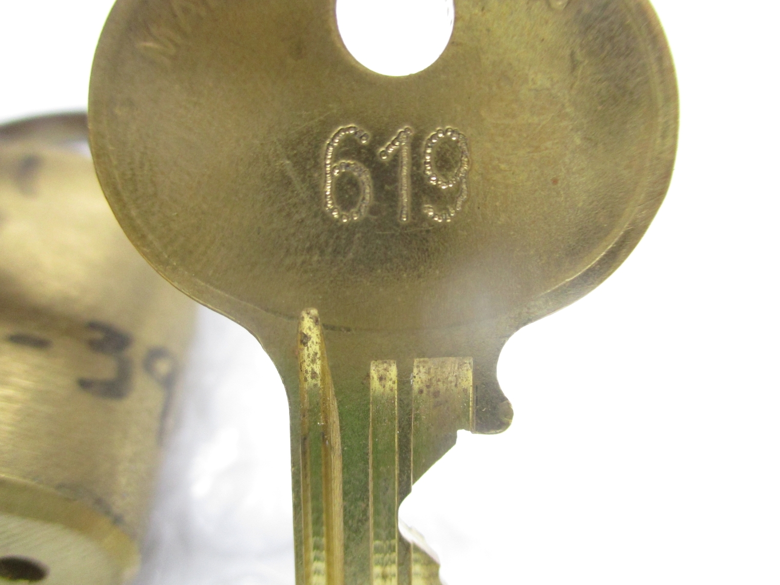 INDUSTRIAL SPARE 619 PADLOCK W/KEY UNMP