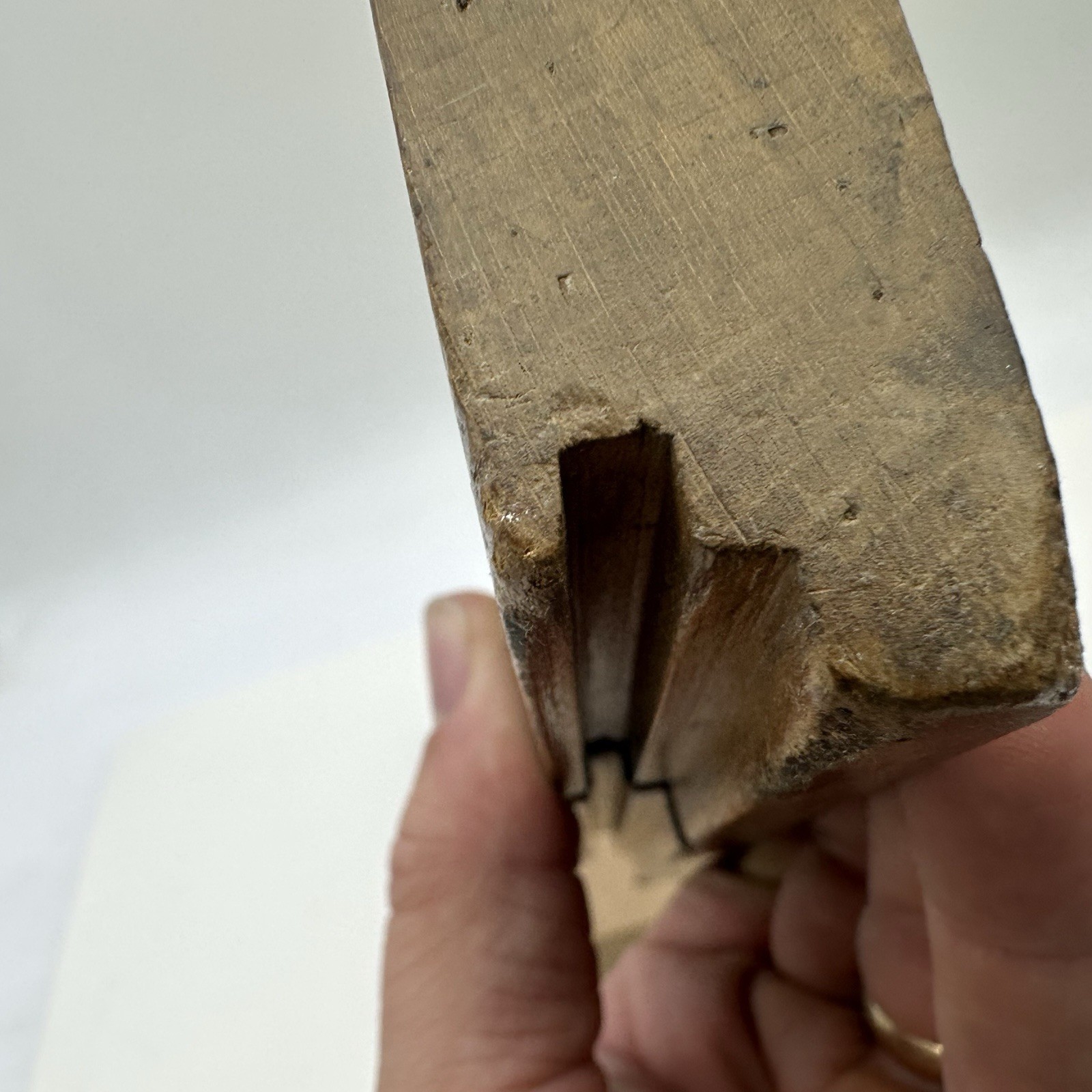Vintage RARE Casey & Co Wood Molding Moulding Plane, Auburn, NY Circa 1800s