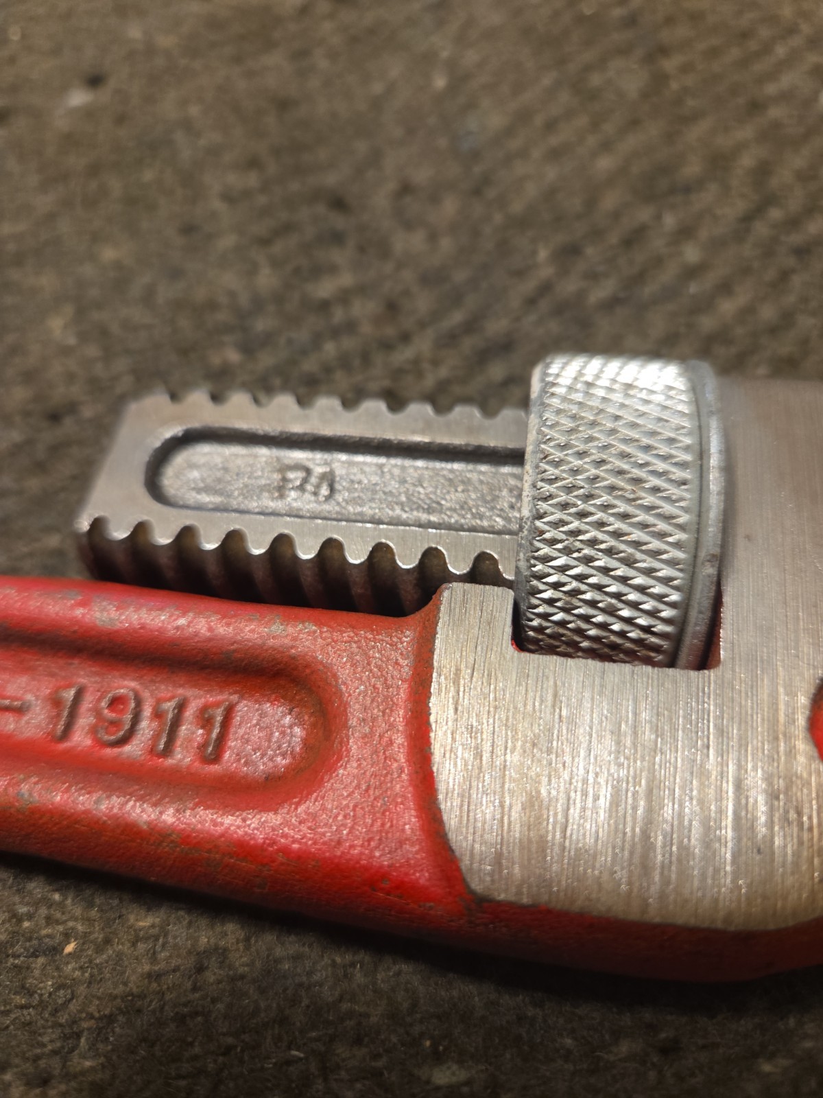 Vintage Trimo 12” Adjustable Monkey Wrench Pat 12-19-1911