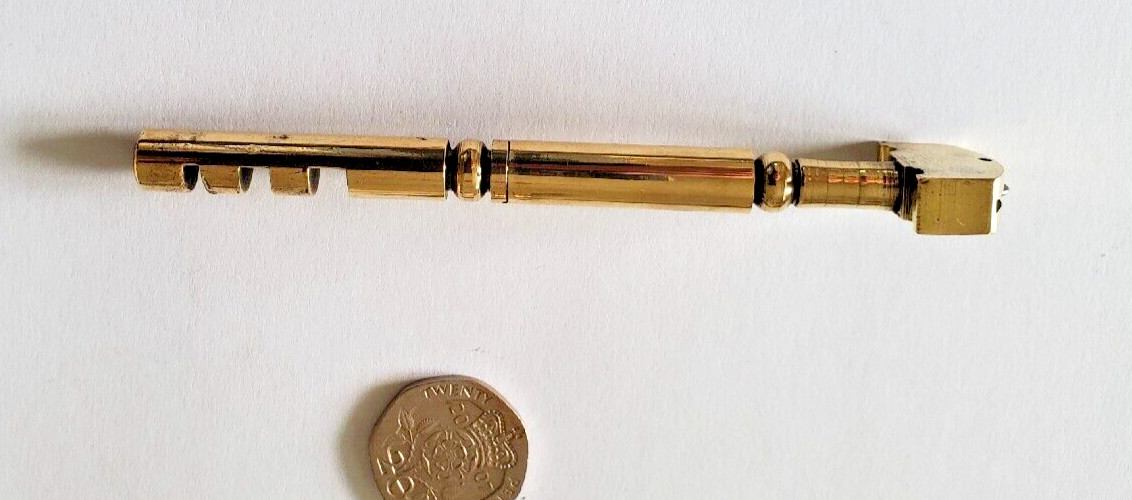 Vintage Solid Brass Glass Cutter Collectable Usable