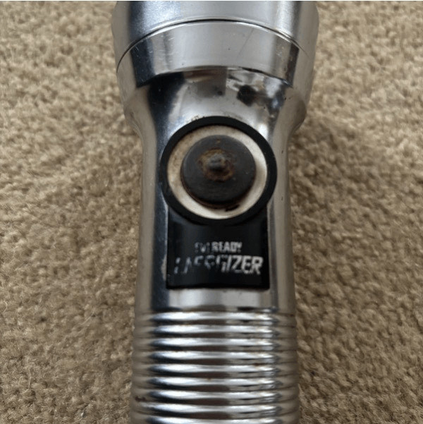 Eveready Energizer Union Carbide Vintage Metal Flashlight