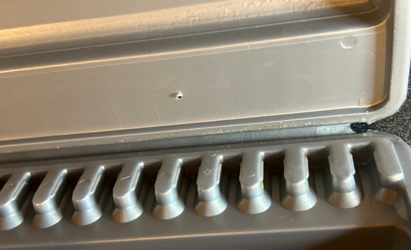 Permatex Tool Plastic BOX ONLY Case Originally For 1/4″ hex socket driver set