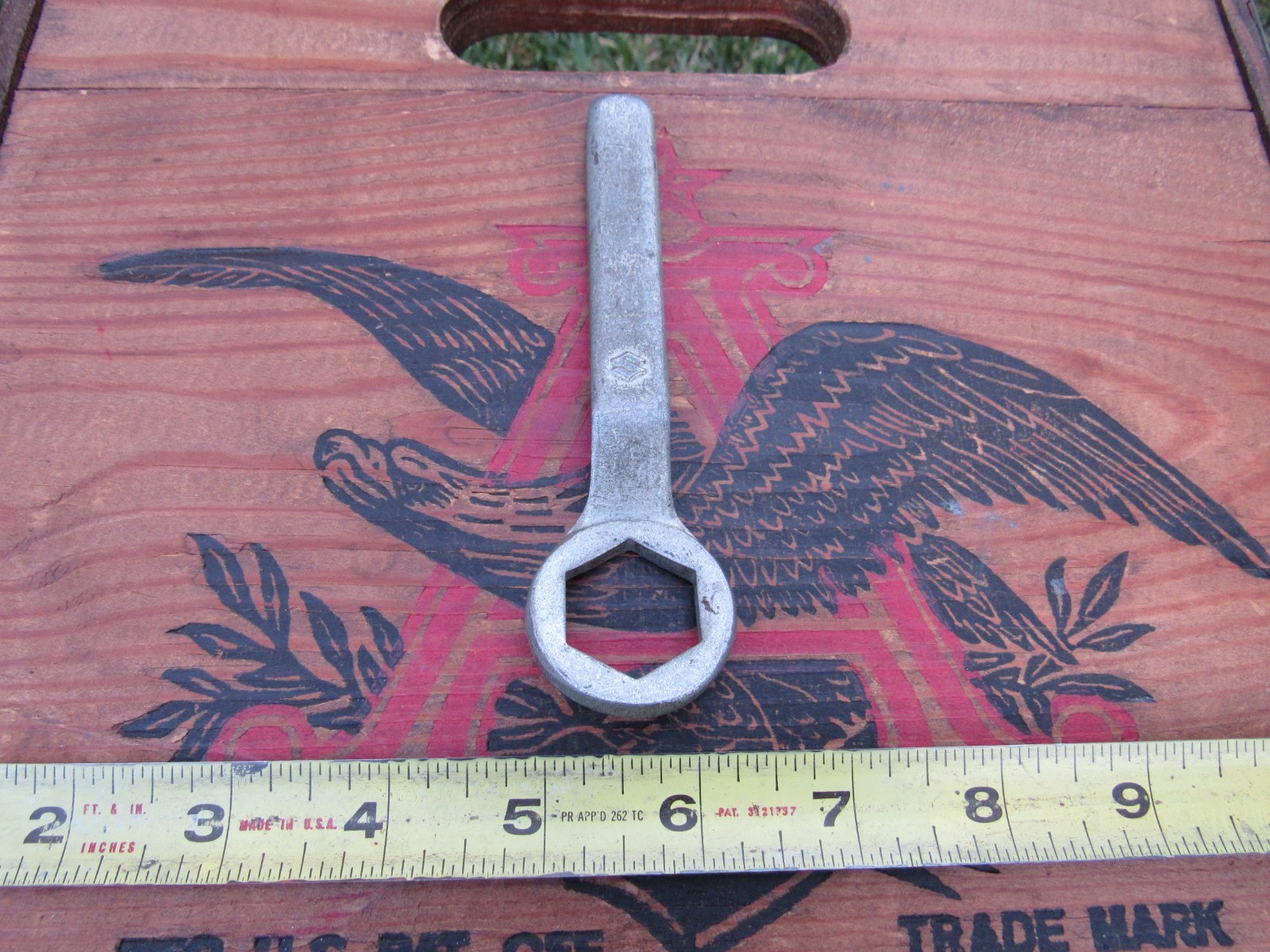 Vintage Suzuki Logo Made in Japan Motorcycle Tool Kit Six Point Wrench