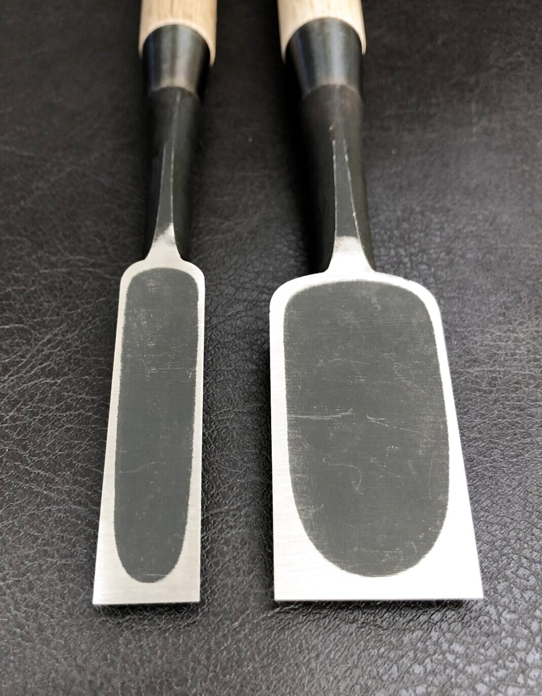 Hidari Kiyotada Oire Nomi Japanese Bench Chisels Set of 10 Shimamura Kozaburo