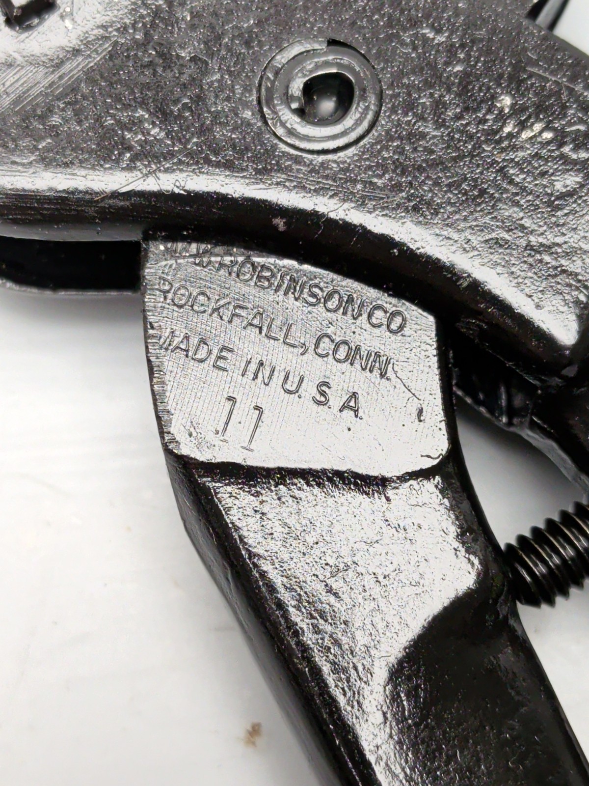 NOS ROBINSON CO, END NIPPERS CUTTING PLIERS TOOLS, (2) 11″ #11 & 15″ # 15, USA