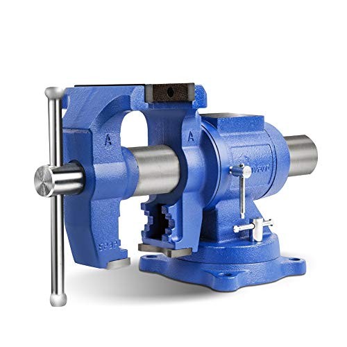 Forward DT08125A 5 Inch Heavy Duty Bench Vise 360 Swivel