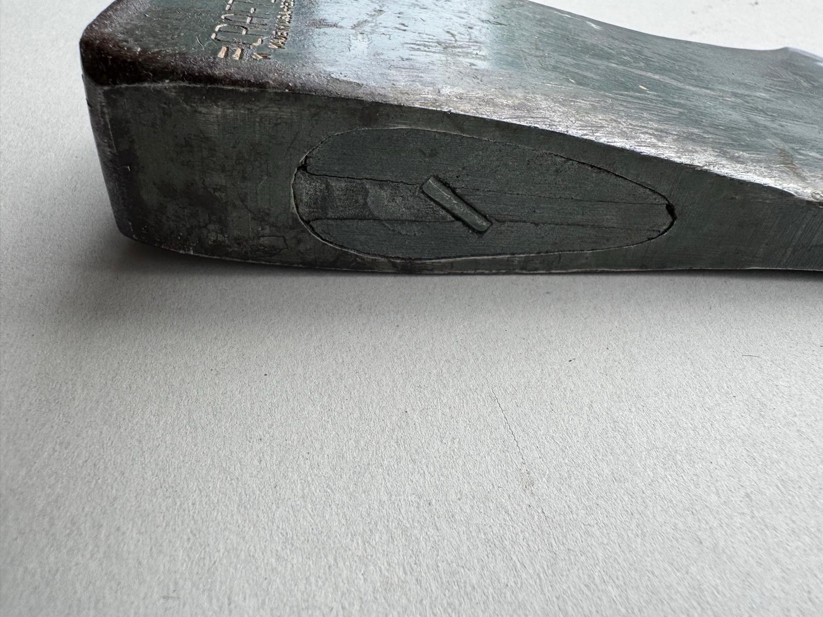 Vtg Craftsman 3.5lb Single Bit Axe Mann Edge Orig Paint & Handle Leath Sheath