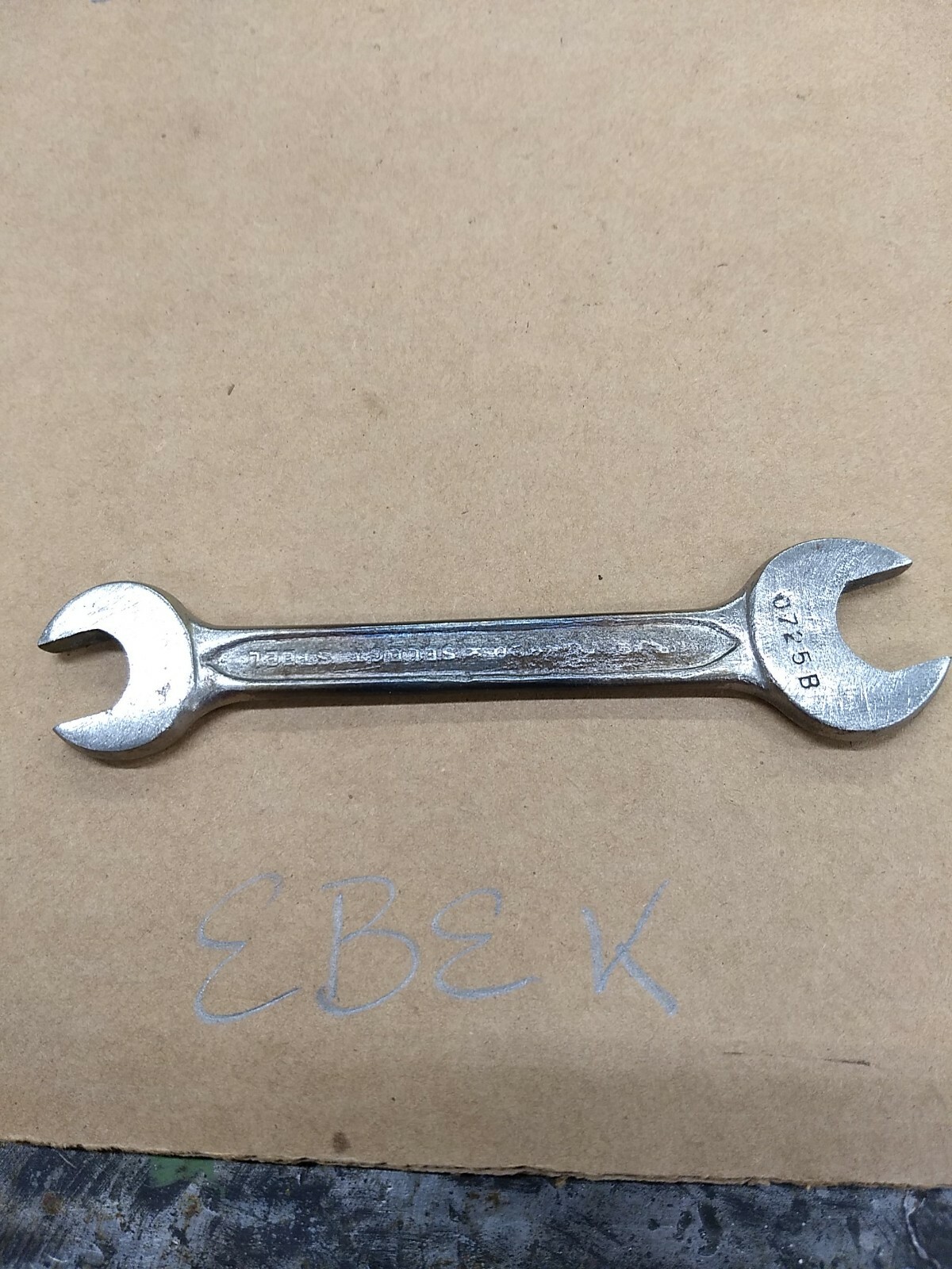 Indestro USA 0725B 1/2″ X 9/16″ Open End Wrench Select Steel