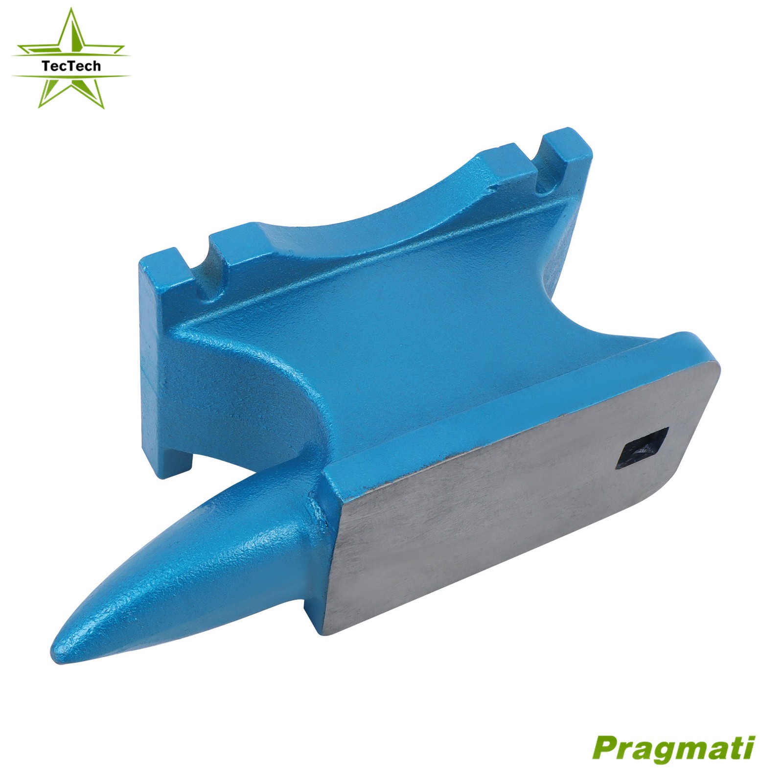 44 lb Blacksmith Anvil Cast-Iron Metal 20 kg Heat Treated Long Round Horn